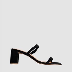 By Far Tanya black Suede Slip-on mule